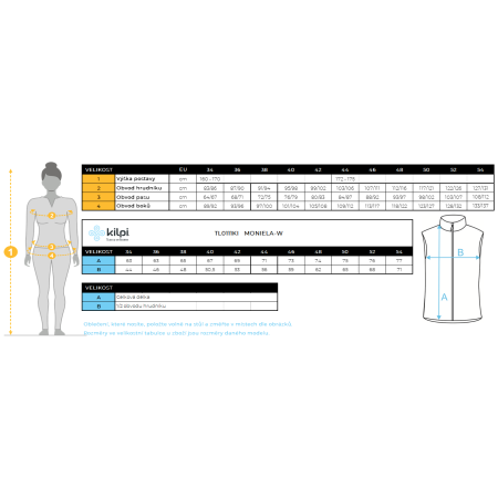 Kamizelka damska Kilpi Monilea
