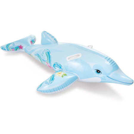 Nadmuchiwany delfin Intex Lil' Dolphin RideOn 58535NP niebieski