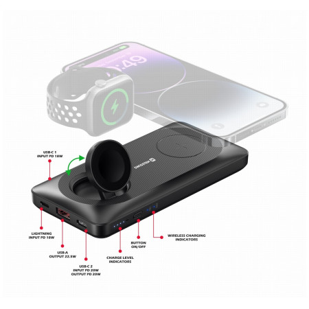 Powerbank Swissten POWER BANK 10000 mAh 2v1