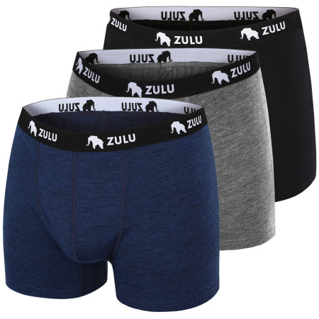 Męskie bokserki Zulu Merino 160 4in 3-pack