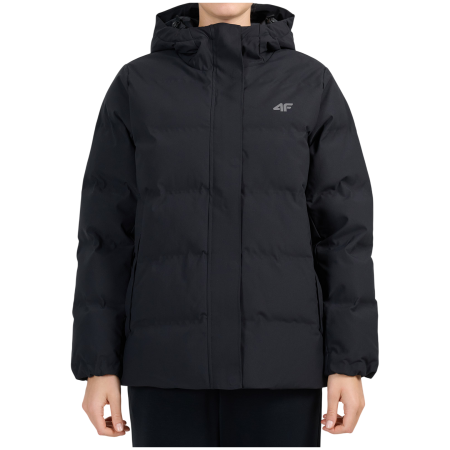 Kurtka zimowa damska 4F Down Jacket F0927 czarny Deep Black
