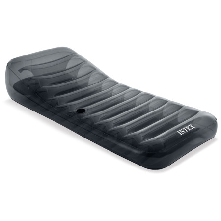 Nadmuchiwany leżak Intex Cool Grey Mat zarys Grey