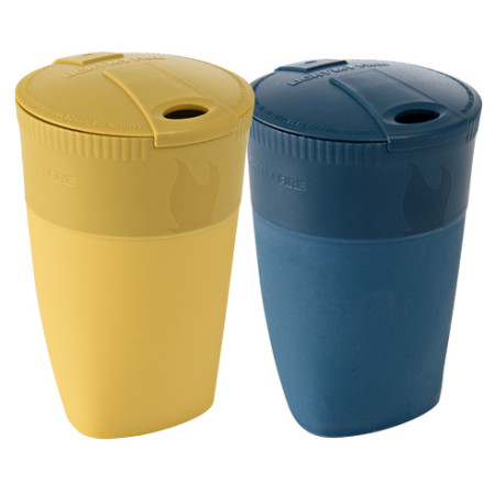 Zestaw kubków Light My Fire Pack-up-Cup 2-pack niebieski/żółty Mustyyellow/Hazyblue
