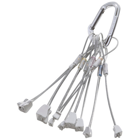 Hak wspinaczkowy Rock Empire Alu Nuts 2 srebrny