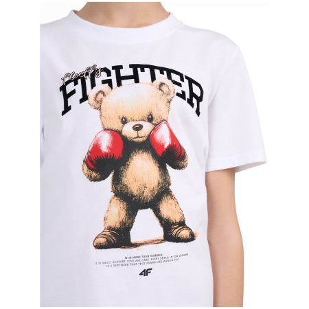 T-shirt dziecięcy 4F Tshirt F3530 White
