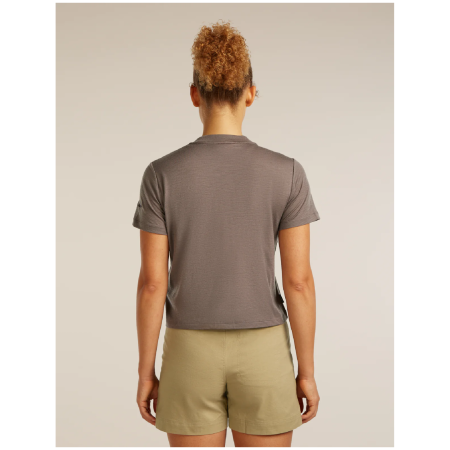 Koszulka damska Icebreaker Merino 150 Tech Lite SS Crop Tee Seed Story
