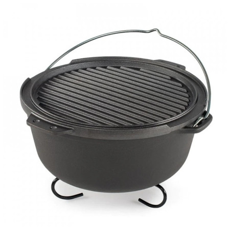 Żeliwny ruszt GSI Outdoors Guidecast Griddle 300 mm