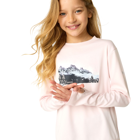 T-shirt dziecięcy Regatta Winter Alvarado Pink Haze