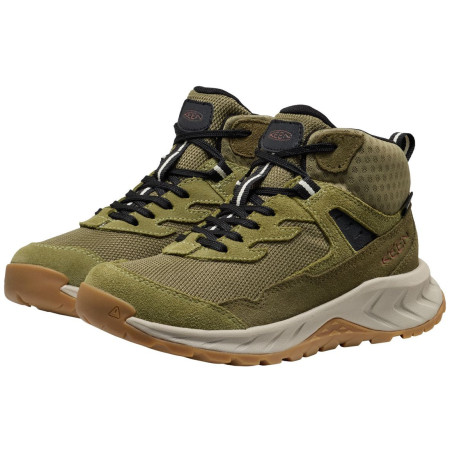 Buty dziecięce Keen Hightrail Mid Wp Youth Dark Olive