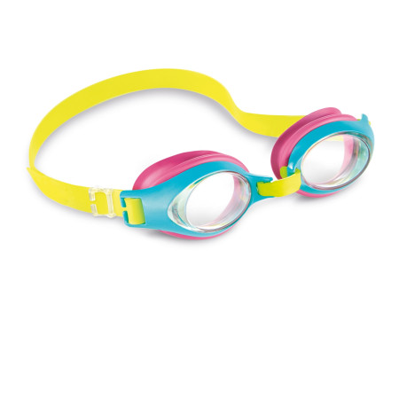 Okulary pływackie dla dzieci Intex Junior Goggles 55611 niebieski/różowy