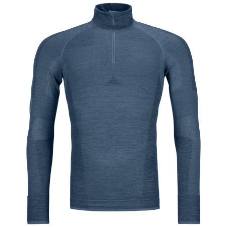 Męska koszulka Ortovox 230 Competition Zip Neck M niebieski petrol blue