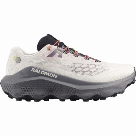 Damskie buty do biegania Salomon Ultra Glide 4 Wide beżowy Lilac Ash / Excalibur / Pink Yarrow