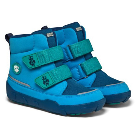 Dziecięce buty zimowe Affenzahn Mid Boot Vegan Comfy Octopus niebieski Octopus