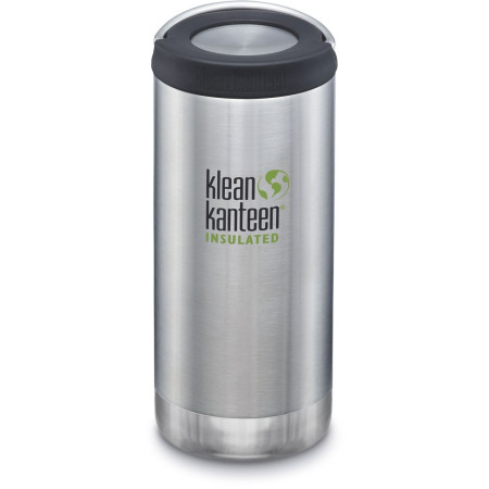 Butelka termiczna Klean Kanteen TKWide Loop Cap 12 oz srebrny