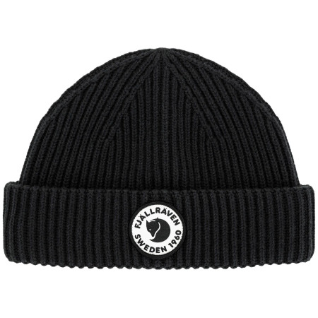 Czapki zimowe Fjällräven 1960 Lite Logo Hat czarny Black