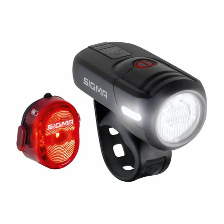 Przednia/tylna lampka Sigma Aura 45 USB + Nugget II.