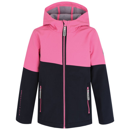 Dziecięca kurtka softshellowa Loap London szary/różówy Sugar Plum | Gray