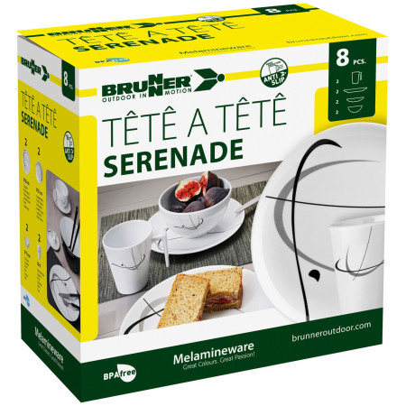 Zestaw naczyń Brunner Set tête-à-tête Serenade 8 pcs