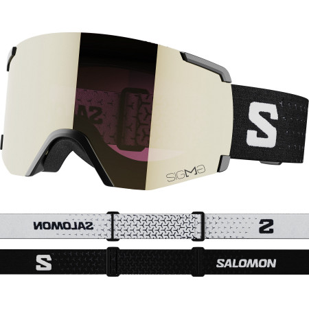 Gogle narciarskie Salomon S/View Sigma czarny/biały Black/White