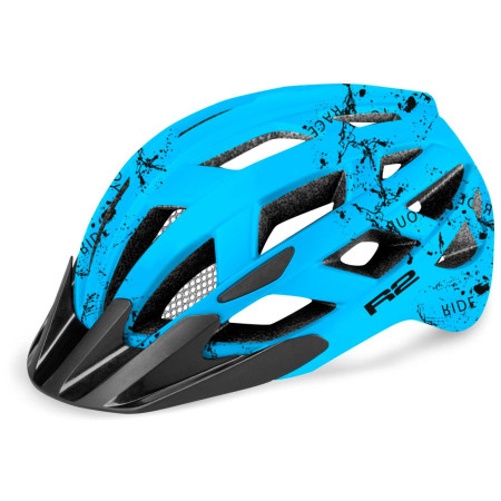 Kask rowerowy R2 Lumen Junior niebieski