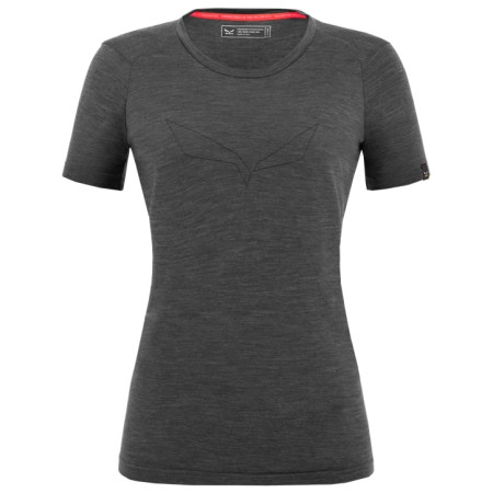 Damska koszulka Salewa Pure Eagle Amr W Smles Tshirt. ciemnoszary Black Out