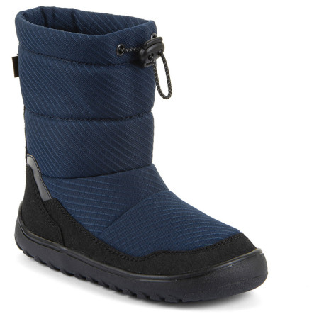 Dziecięce buty zimowe Frodo Barefoot Up Snow Tex Black/Blue czarny/niebieski black/blue