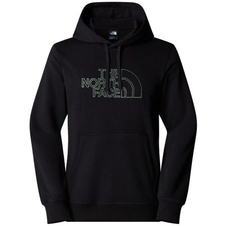 Męska bluza The North Face Drew Peak Light Hoodie czarny/zielony Tnf Black/Duck Green