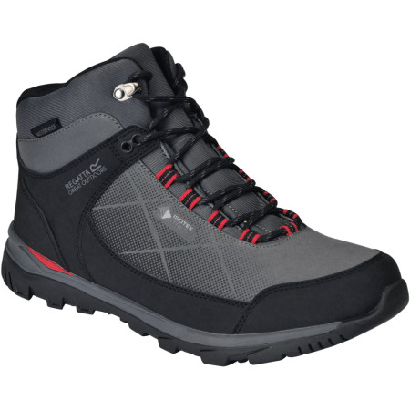 Buty męskie Regatta Highton Stretch Mid ciemnoszary Briar/Truerd