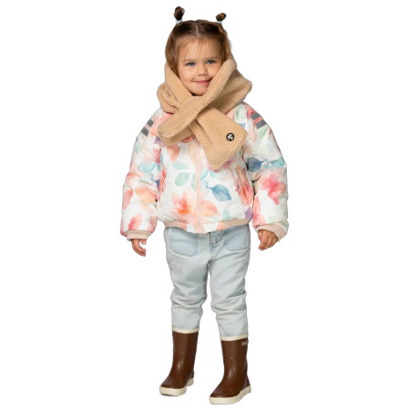 Dziecięca kurtka zimowa DucKsday Reversible Jacket Bliss/Sherpa růžová/hnědá Pastel/Pink