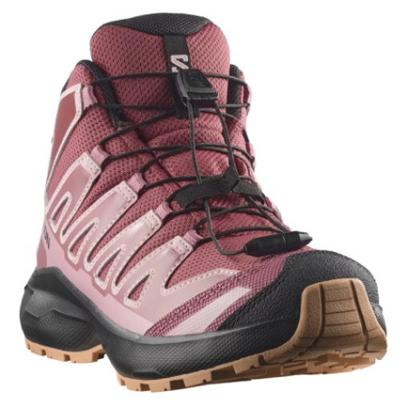 Buty dziecięce Salomon Xa Pro Mid Wp J Nocturne-Dusky Orchid-Black
