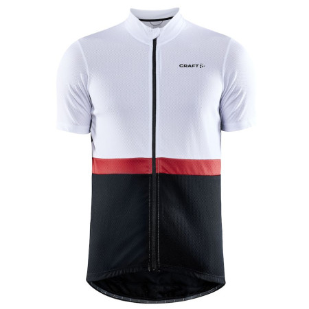 Męska koszulka kolarska Craft Core Endur biały/czarny White/Black