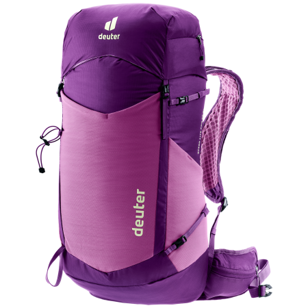 Damski plecak turystyczny Deuter Speed Lite Pro 28 SL różowy/fioletowy lotus-mystic