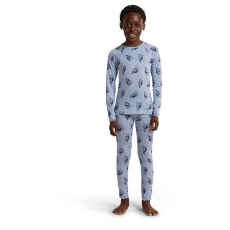 Dziecięca koszulka Icebreaker Kids M 200 Oasis LS Crewe Bear Tour AOP