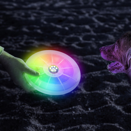 Zabawka dla psa Nite Ize Flashflight® Dog Discuit™ LED Flying Disc