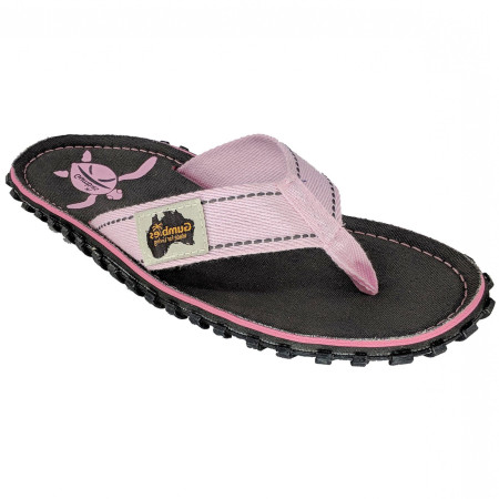 Japonki damskie Gumbies Islander Turtle szary/różówy GrayPink