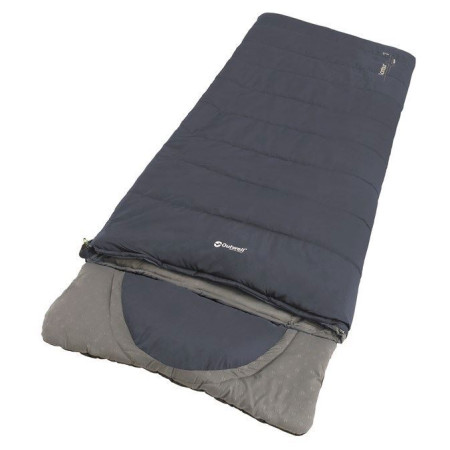 Śpiwór Outwell Contour Lux niebieski/szary DeepBlue