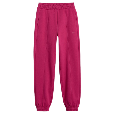 Dziecięce spodnie dresowe 4F Trousers Cas F1242 różowy PINK