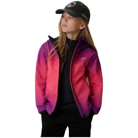 Dziecięca kurtka softshellowa 4F Softshell Jacket F603 Multicolour 3 Allover