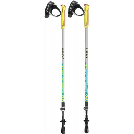 Dziecięce kije do nordic walking Leki Walker XS szary/niebieski