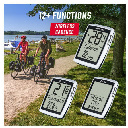 Licznik rowerowy Sigma BC 12.0 WL STS/CAD