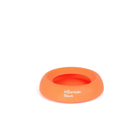 Miska dla psa Mountain Paws Splashproof Dog Bowl pomarańczowy Orange