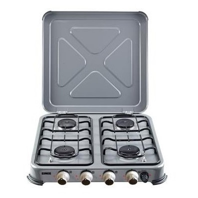 Kuchenka gazowa Gimeg Czteropalnikowa kuchenka gazowa z zapalniczką zarys