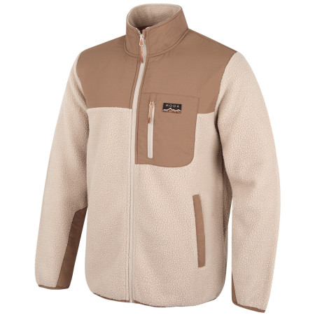 Bluza męska MOOA Sherpa jasnobrązowy latte