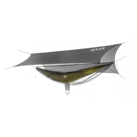 Zestaw do hamaka Eno SubLink Ultralight Hammock System szary/zielony Grey Lichen