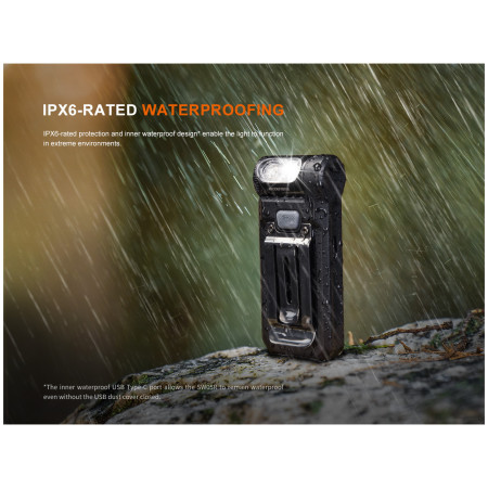 Latarka kieszonkowa Fenix SW05R-RED