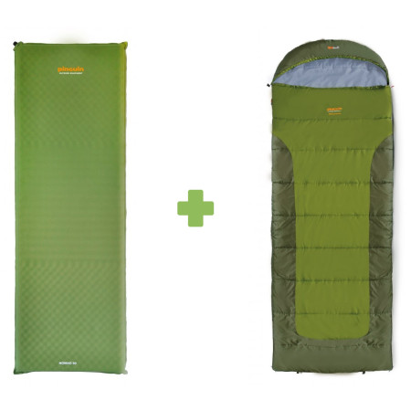 Zestaw Pinguin Set spacáku Blizzard a karimat