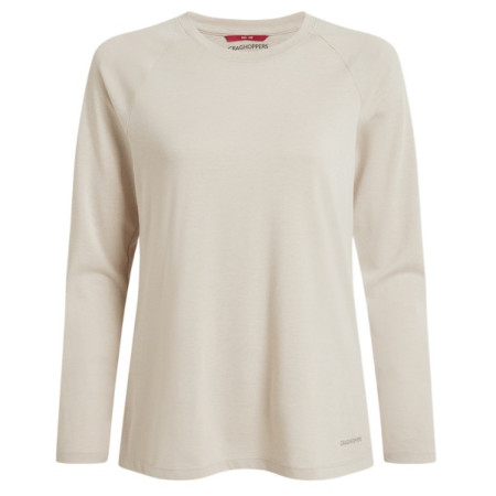 Koszulka damska Craghoppers NosiLife Nour LS T-Shirt beżowy Oyster Marl