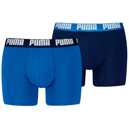 Męskie bokserki Puma Everyday Basic Boxer 2P ciemnoniebieski true blue