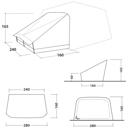 Wiata namiotowa Outwell Fastlane 300 Annexe