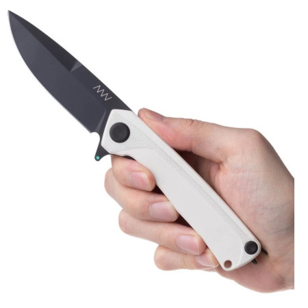 Nóż składany Acta non verba Z100BB-DLC black, G10 White